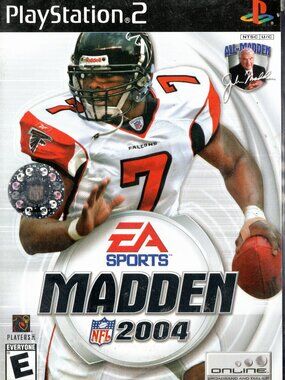 The product is Madden NFL 2004 game for the PlayStation 2 created by EA SPORTS